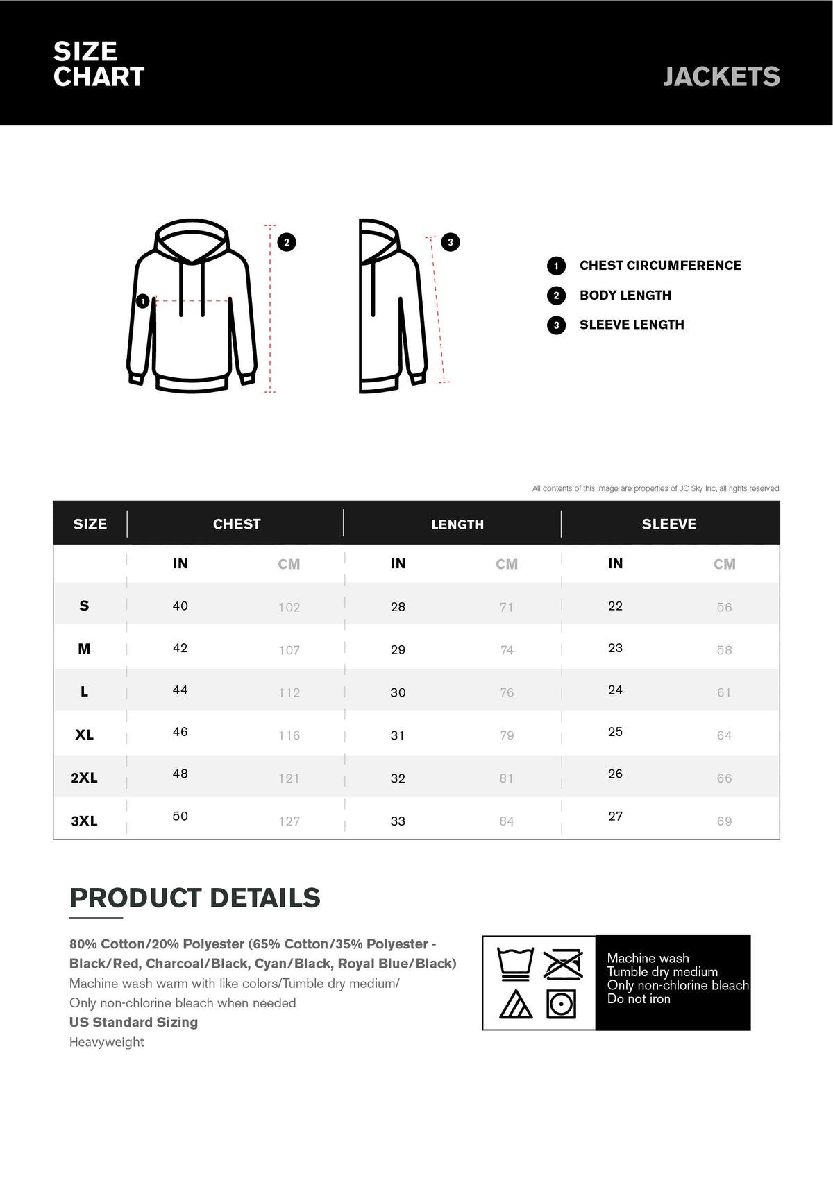 Men’s Zip Up Hoodie in zip up hoodie_mens zip up hoodie_zipper hoodie_champion zip up hoodie_zip up sweatshirt_boys zip up hoodielong zip up hoodie_best zip up hoodies_Size Chart -