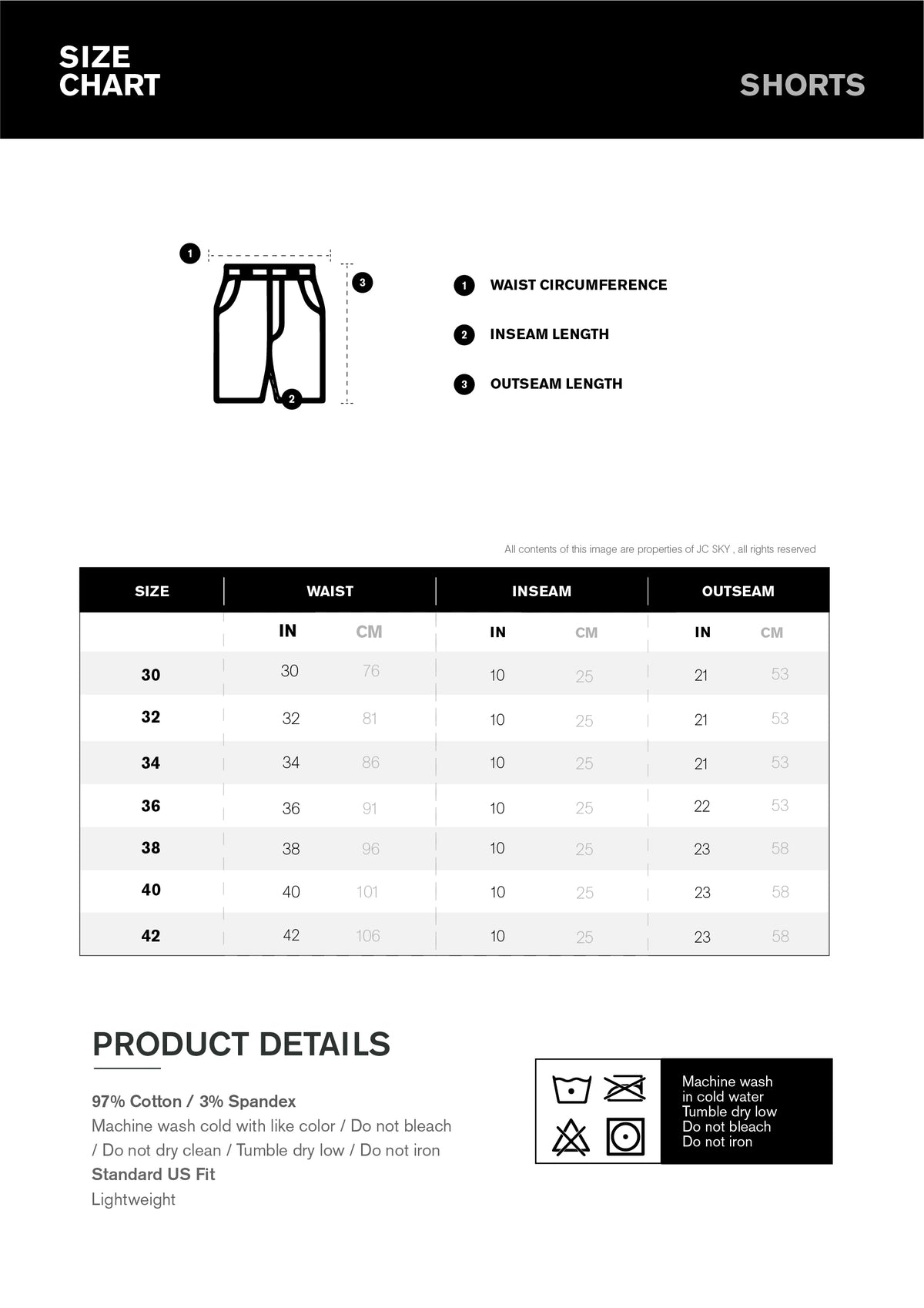 Men’s Chino Shorts in boys fleece shorts_hollister fleece shorts_mens fleece shorts cheap_chino shorts_sweat shorts_mens running shorts_sports shorts_cotton shorts_Size Chart - Hat